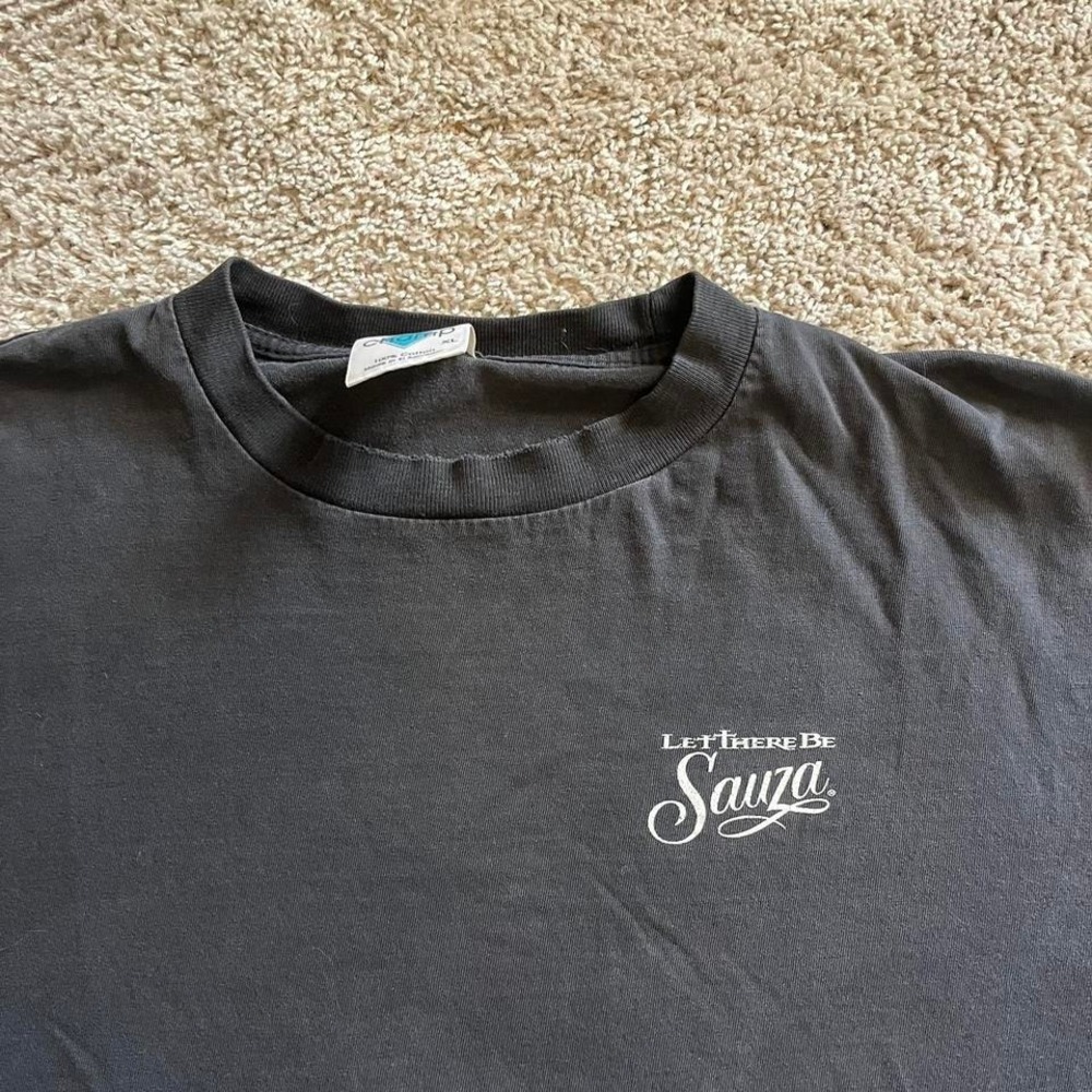 Vintage 90s Faded Sauza Tequila Liquor Promo Shirt Mens XL - Picture 5 of 8